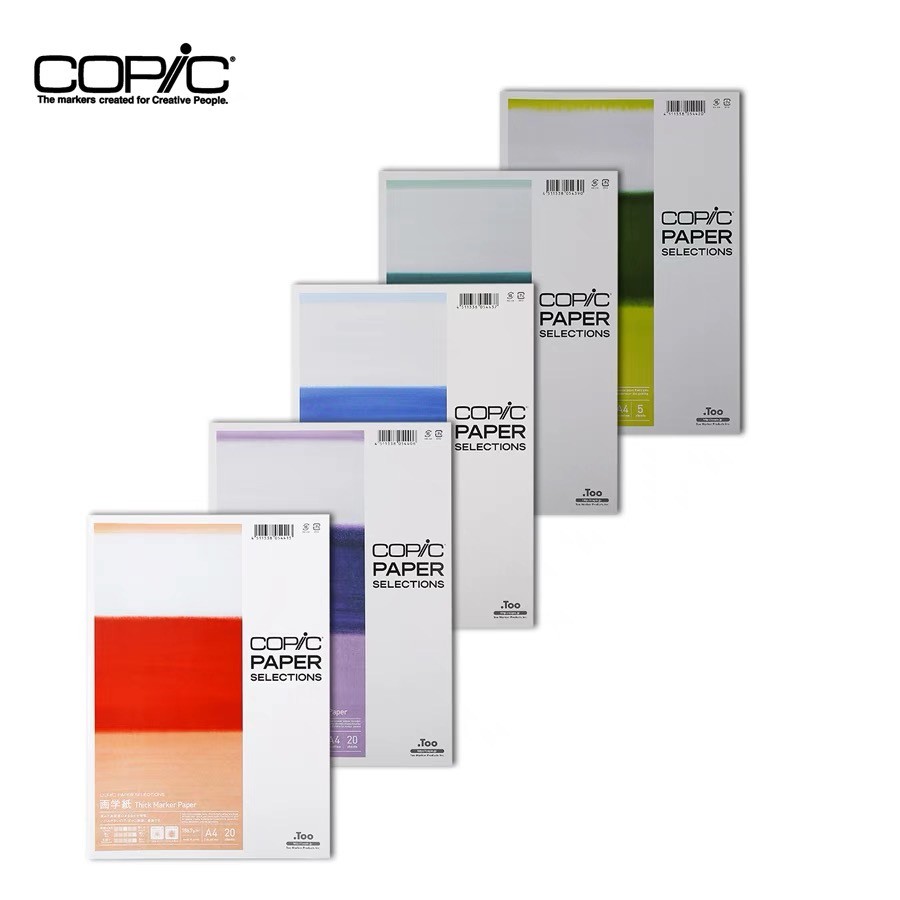 Giấy vẽ Copic tờ lẻ Copic Paper Selection bán theo tập
