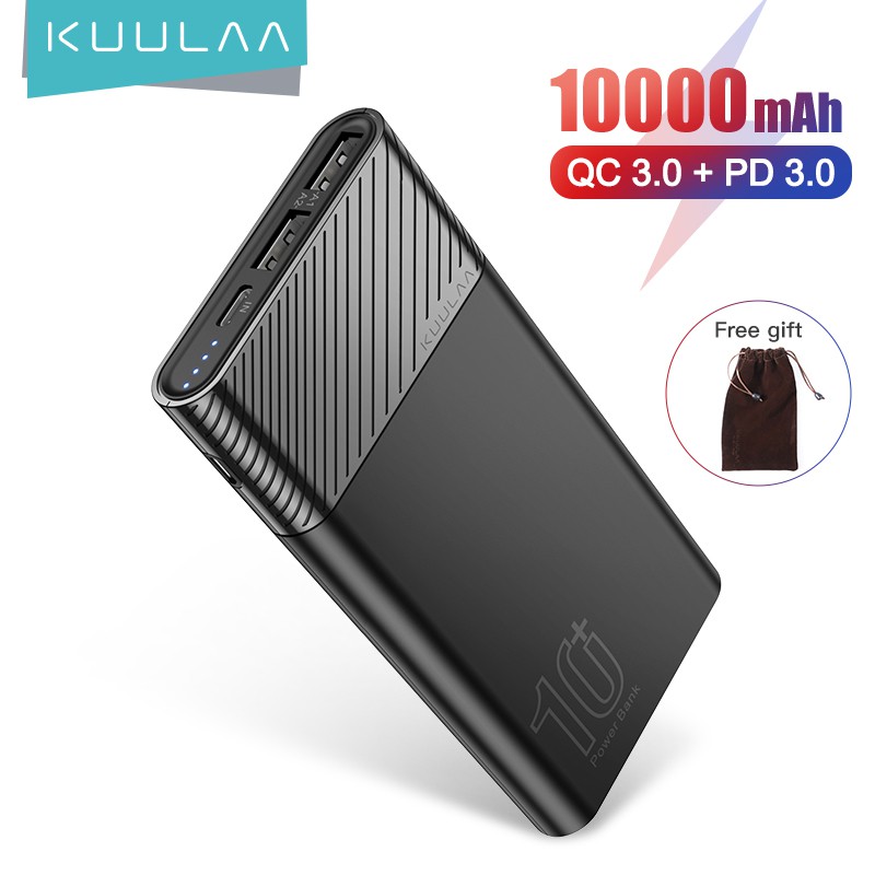 Sạc dự phòng KUULAA 10000mAh cho iPhone 11 Pro Ipad Samsung Huawei iphone X