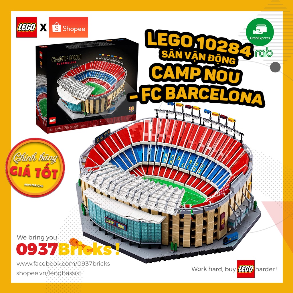 [CÓ SẴN] LEGO 10284 Camp Nou – FC Barcelona - SÂN VẬN ĐỘNG NOU CAMP ...