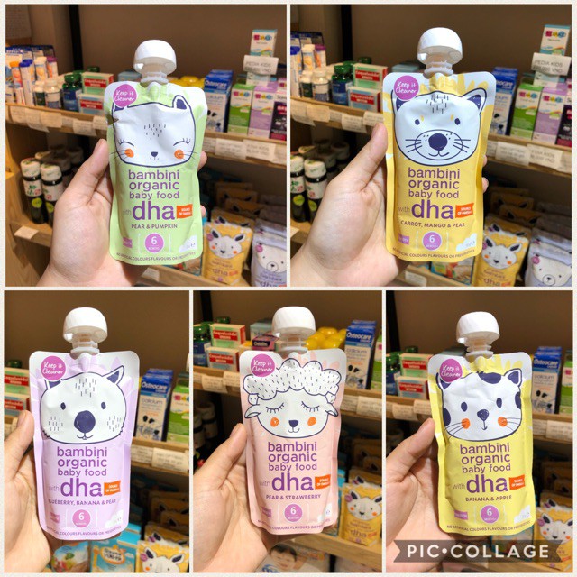 Bambini organic baby store food