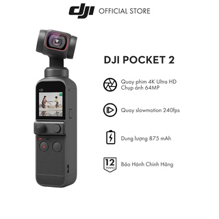 Máy Quay Bỏ Túi DJI Osmo Pocket 2: Đây là một sản phẩm hoàn hảo cho những người đam mê đi du lịch và đang tìm kiếm một chiếc máy quay với độ phân giải cao mà không tốn nhiều diện tích. Với khả năng quay phim 4K và Osmo Pocket 2, bạn có thể thực hiện những thước phim chất lượng cao và ổn định với tay cầm nhỏ gọn.