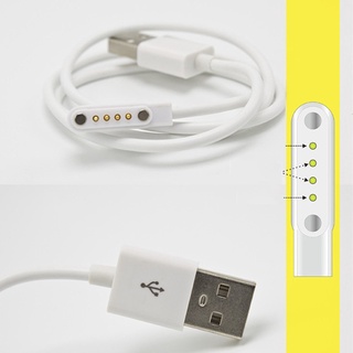 YXA Từ Tính Cho Đồng Hồ Thông Minh Cáp Sạc 4 Chân Cho KW88 KW98 KW99 GT88 GT68