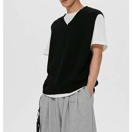 Áo thun Tanktop GILE WOOL sọc len CVC - Giá sỉ Ubisex