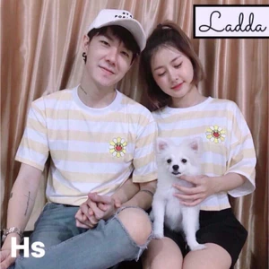 Áo Kẻ Thêu hoa Đôi, Đơn đều xinh ạ