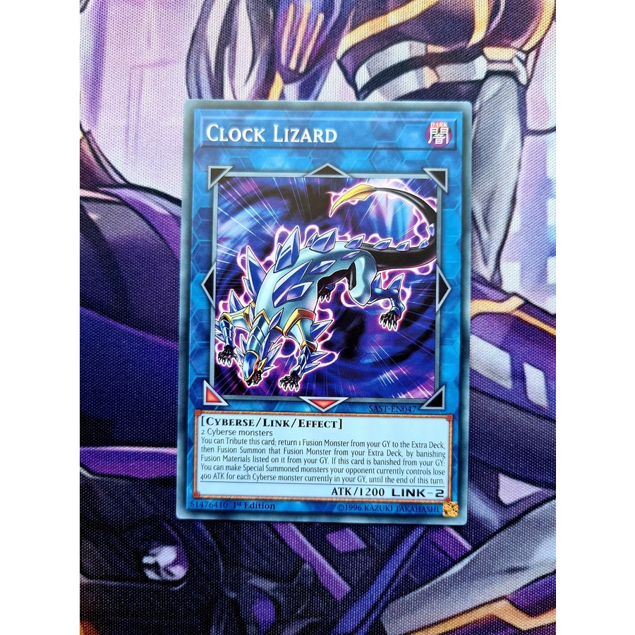 [ ĐỖ LẠC SHOP ] Thẻ Bài Yugioh Link Clock Lizard SASTEN047 Common