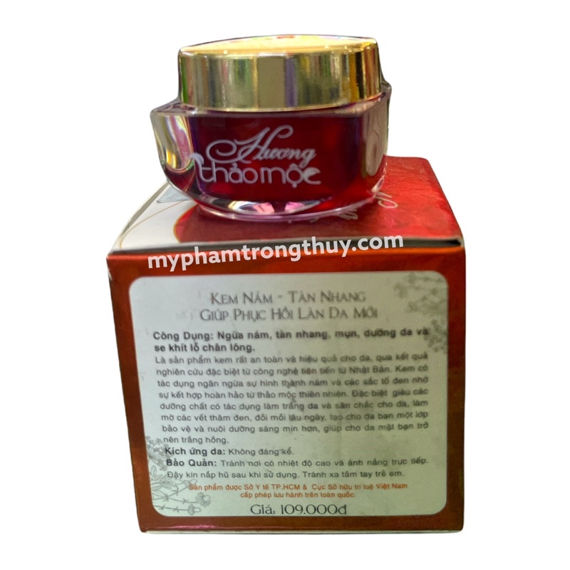 Kem Hương Thảo Mộc Nám Tàng Nhang Giúp Phục Hồi Làn Da Mới 10gram