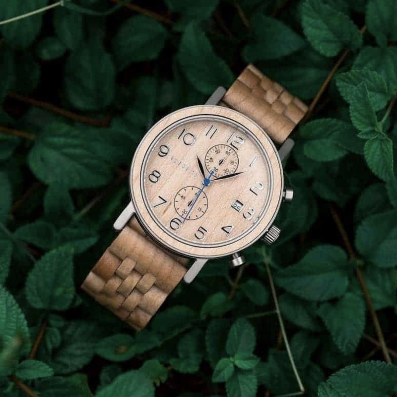 Đồng hồ đeo tay nam vỏ gỗ WoodWatch GS08