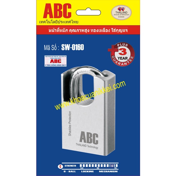 Khóa chống cắt hiệu ABC | Shopee Việt Nam