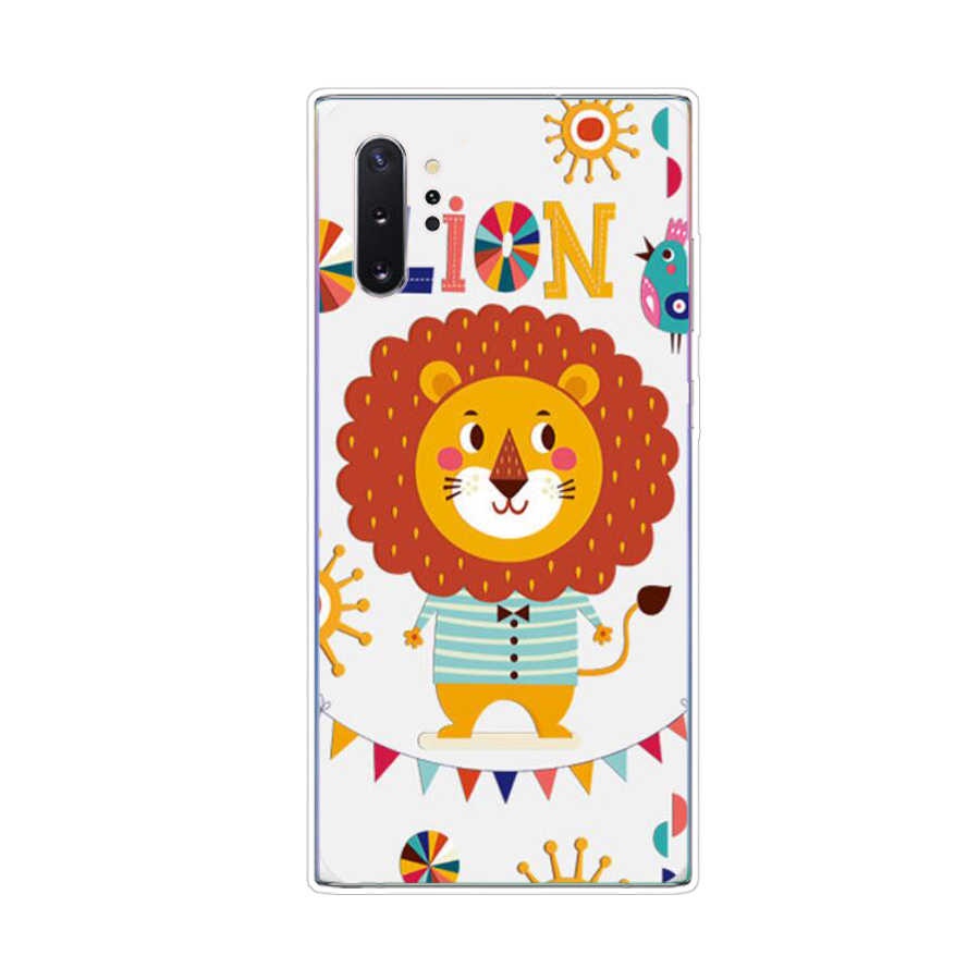 Ốp Điện Thoại TPU Dẻo In Họa Tiết Độc Đáo Thời Trang Cho Samsung Galaxy note 9 10 plus