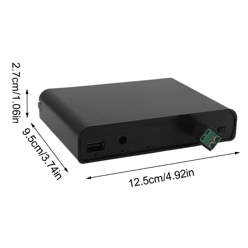 Hộp sạc dự phòng DIY cho 6 pin 18650 USB DC 12V của điện thoại/đèn LED