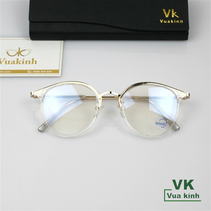 Gọng và mắt kính chống ánh sáng xanh, mắt cận có độ thời trang V173