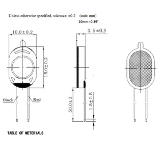Set 2 Loa 8 Ohm 1W Hình Oval 1510 10x15mm Chuyên Dụng Cho Máy Chiếu / Laptop