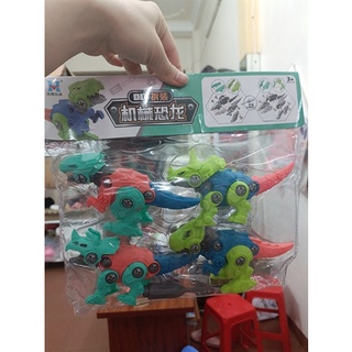 Set 4 Khủng Long Tháo Lắp