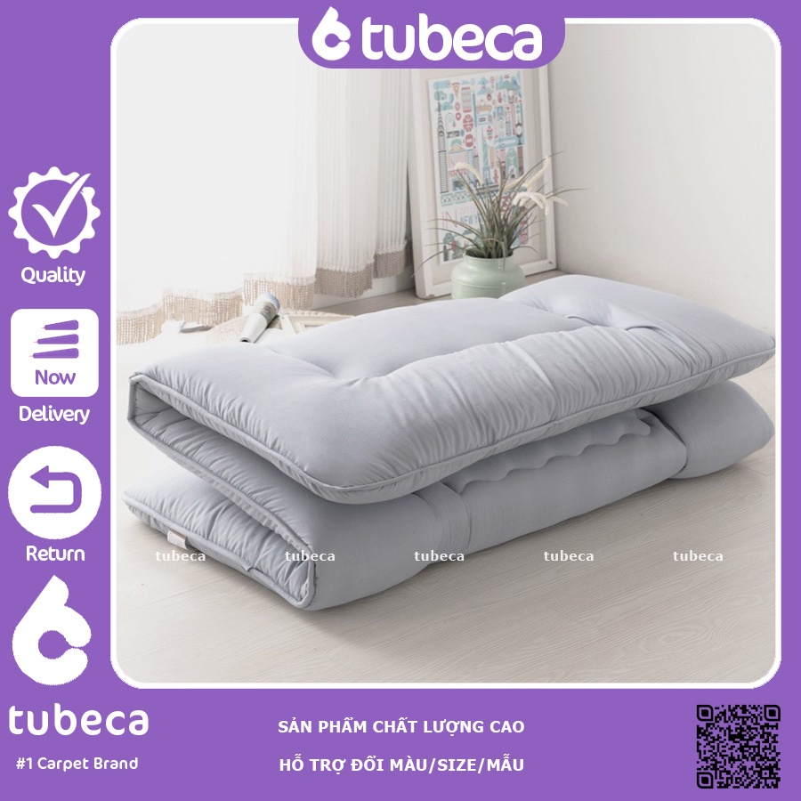 Nệm gấp 3 giá rẻ 1m 1m2 1m4 1m6 1m8 Dài 2m | Topper nệm bông xuất Nhật ...