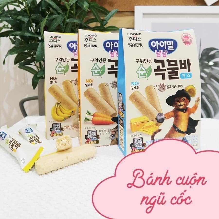 Bánh ăn dặm ngũ cốc ăn dặm ildong Hàn Quốc