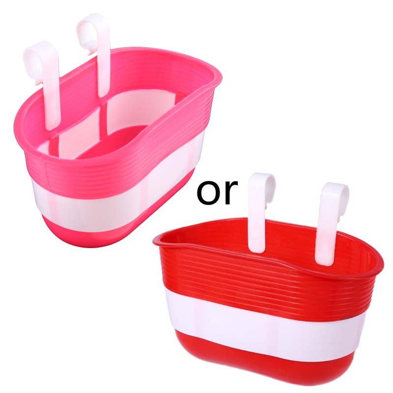 Giỏ nhựa Pealike Giỏ nhựa Mặt trước nhanh Trẻ em Xe đạp trẻ em Giỏ treo phía trước