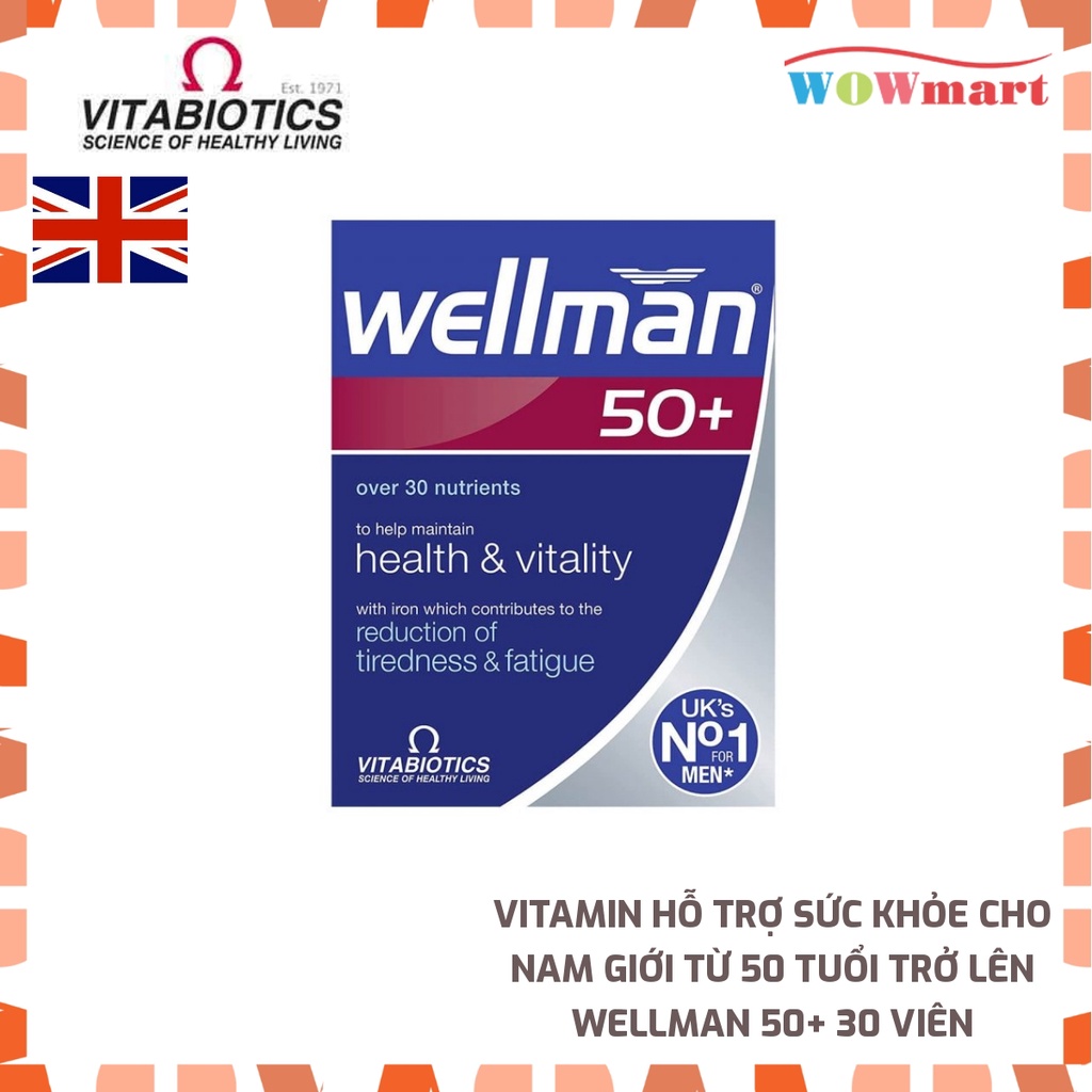 Vitabiotics Wellman Max 3in1 Triple Pack Best Vitamins, 58 OFF