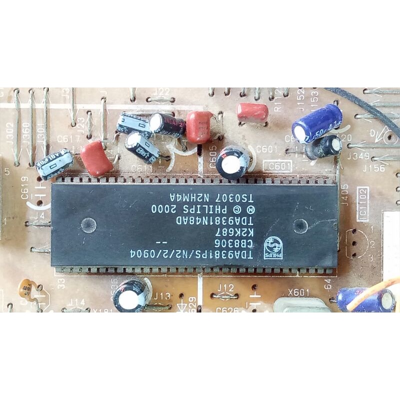 IC TDA9381PS/N2/2/0904 ic nhớ dán 24C08 củ tháo trong vĩ TiVi Panasonic ...