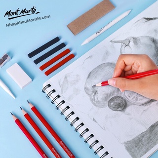 [Hỏa tốc HCM] Bộ Bút Chì Sketching Ký Hoạ Signature Mont Marte - 13 Món