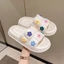 Dép bánh mì Sticker BÔNG HOA kèm clip thật