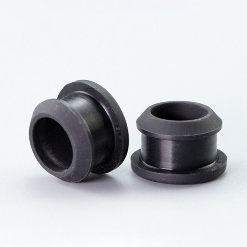 10 Chiếc Đen 2.5mm Đến 15mm Cao Su Silicon Lỗ Mũ T Loại Cắm Bao Snap-on Gioăng Trống Cuối Mũ Cói Nút Chặn