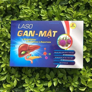 VIÊN UỐNG BỔ GAN, LỢI MẬT, GIẢI ĐỘC, TĂNG CƯỜNG CHỨC NĂNG GAN - THỰC PHẨM BẢO VỆ SỨC KHỎE LASO GAN MẬT 30 viên