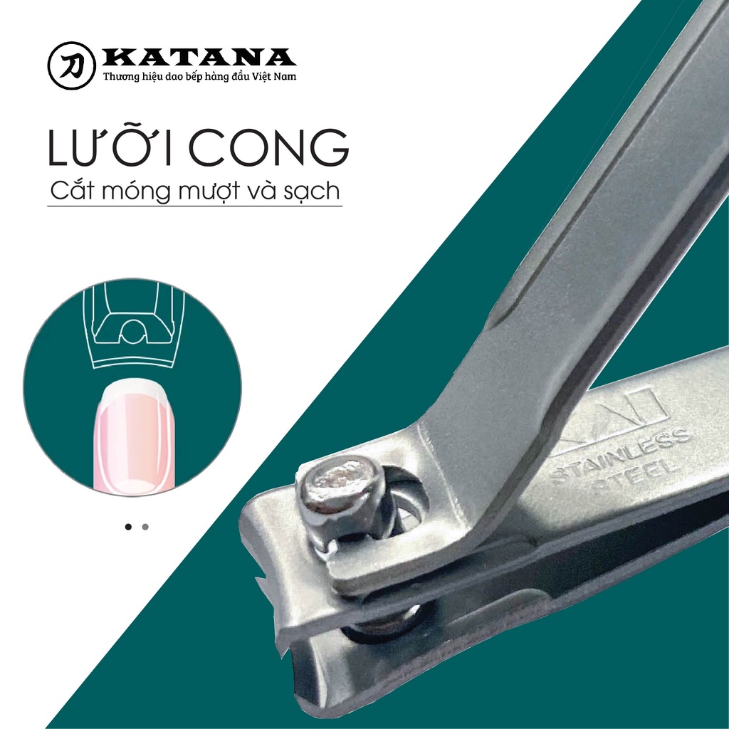 Ảnh Bấm móng chân, tay thép chống gỉ KAI - KATANA LR0101 4