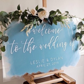 [Bảng Mica Cao Cấp ] Bảng Cổng Cưới,Bảng Welcome Mica Trang Trí Đám Cưới Nhiều Màu Sắc| THAO WEDDING Guestbook Mẫu 0821