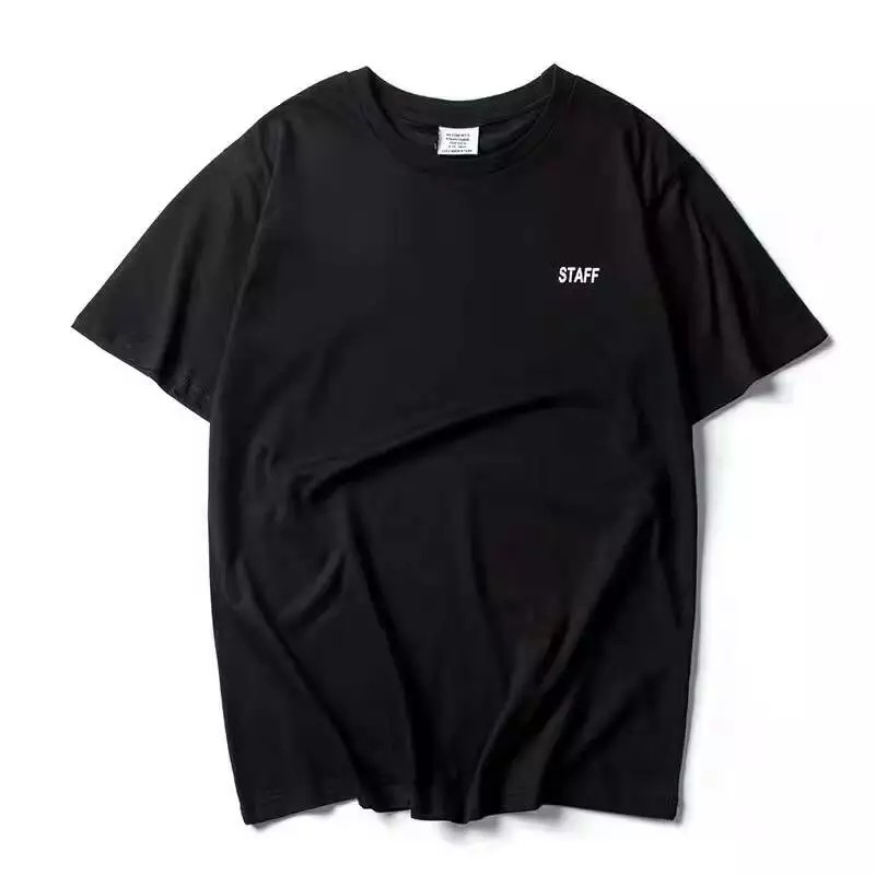 Áo thun Stee Cổ tròn chữ phản quang VETEMENTS STAFF Localbrand ICVCVNI Unisex