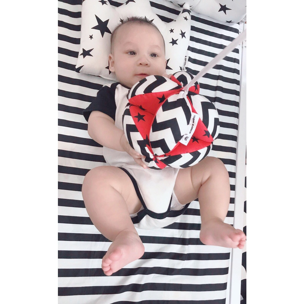 Bóng Múi Montessori - Vải 100% cotton - Giáo dục sớm Kiwi's mom