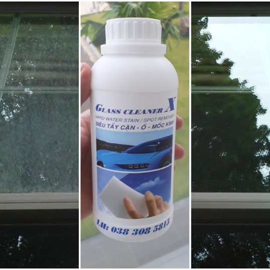 Dung dịch tẩy ố mốc kính - Glass Cleaner X - 250ML