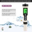 Bút kiểm tra chất lượng nước nồng độ Ion hydro YY-400 mới PH / ORP / H2 và TEM Máy đo nước uống kỹ thuật số 4 trong 1