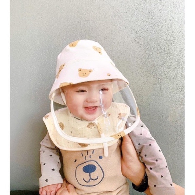 MŨ XINH CHO BÉ KÈM CHỐNG GIỌT BẮN