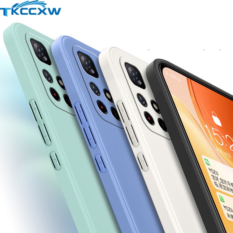 Ốp Điện Thoại TPU Mềm Chống Sốc Chống Rơi Bề Mặt Nhám Cho Xiaomi Redmi 10 Prime Redmi Note 11S 11T 11E 11 Pro+