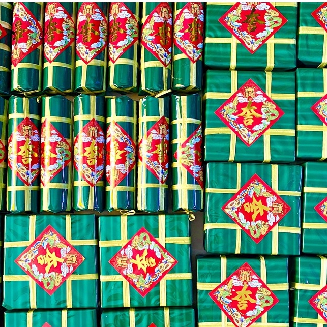[TẾT XUÂN] Mô hình bánh chưng / bánh tét (1 cái)