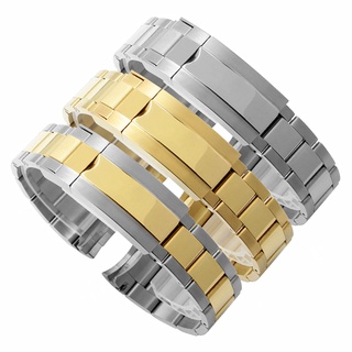 Vòng tay khuỷu tay 20mm 21mm cho dây đeo chuyên dụng Rolex Vòng tay bằng thép không gỉ hoàn toàn chắc chắn cho dây đeo đồng hồ ma nước
