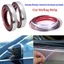 CHEESELY Ốp Lưng Trang Trí Dải Tự Động Tạo Kiểu Tự Dính Bên Ngoài Nội Thất Đĩa Chrome