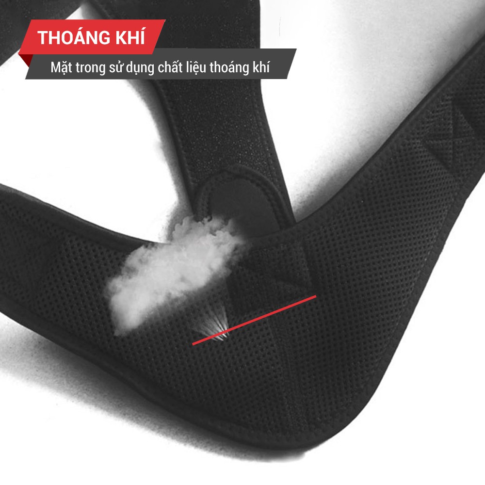 Đai chống gù lưng nữ, nam cao cấp GoodFit chất liệu bền, thoáng khí, định hình cột sống GF712P