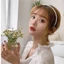Băng đô đeo tóc đính ngọc trai giả Hàn Quốc hottrend sang trọng-Bờm cài tóc ngọc trai QiQiShop