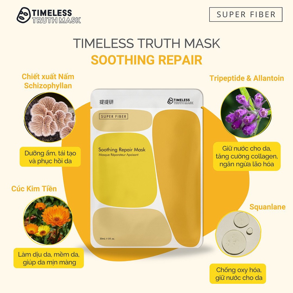 Ảnh Mặt nạ siêu sợi bổ sung Collagen Timeless Truth Mask (1 tấm x 30ml) 3