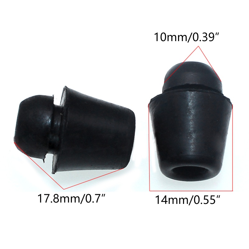 Set 10 Miếng Đệm Chống Sốc Cho Cửa Xe Ô Tô