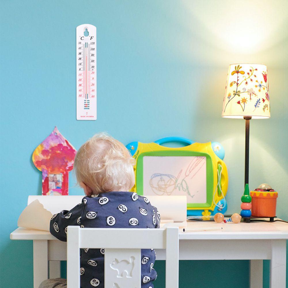 Nhiệt độ ngoài trời trong nhà ROLY Phòng văn phòng chính xác Đồng hồ đo nhiệt độ bền