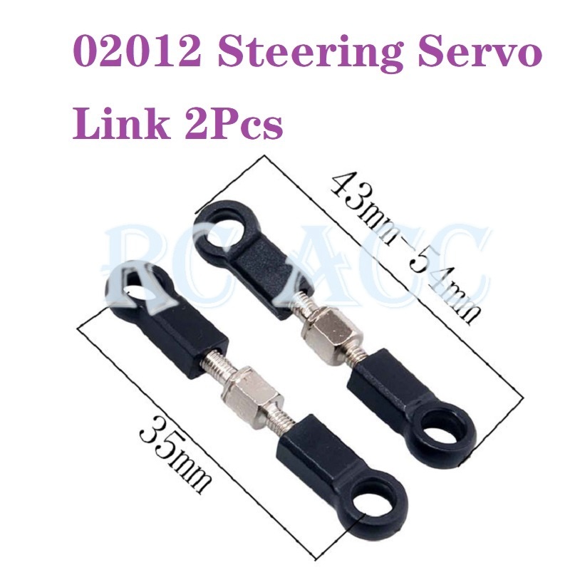 Set 2 Trục Nối Động Cơ Servo 02012 Cho Xe Điều Khiển Từ Xa HSP 1:10 ...