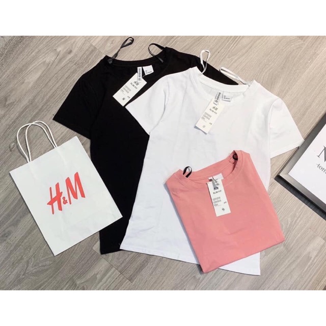 Áo thun trơn H&M | Shopee Việt Nam