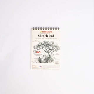 Tập Giấy Vẽ Phác Thảo Sketch Pad Colormate 100/150gsm 30 Tờ - Colormate