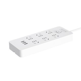 Ổ cắm điện thông minh Remax PC-6 hỗ trợ 3 USB và 6 phích cắm - công suất tải đến 2500W