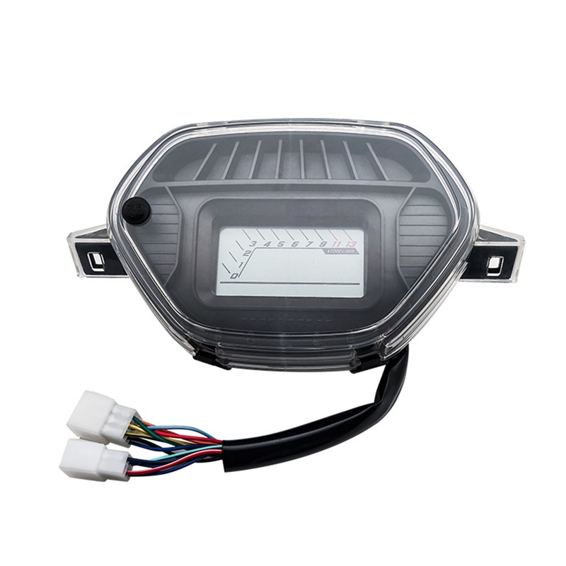 Máy đo kỹ thuật số PNP Máy đo tốc độ Alpha cho Honda Wave 100 Old / Ex5 Class / Wave Alpha 110 CX CD Đồng hồ tốc độ LCD
