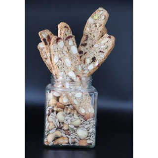 Bánh Biscotti Nguyên Cám Không Đường Légumes 200g - Eat Clean, Giàu Hạt Dinh Dưỡng, Không Bơ Sữa