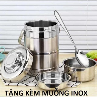 cà mên inox cao cấp 3 ngăn giá tốt Tháng 3, 2026 | Mua ngay | Shopee ...