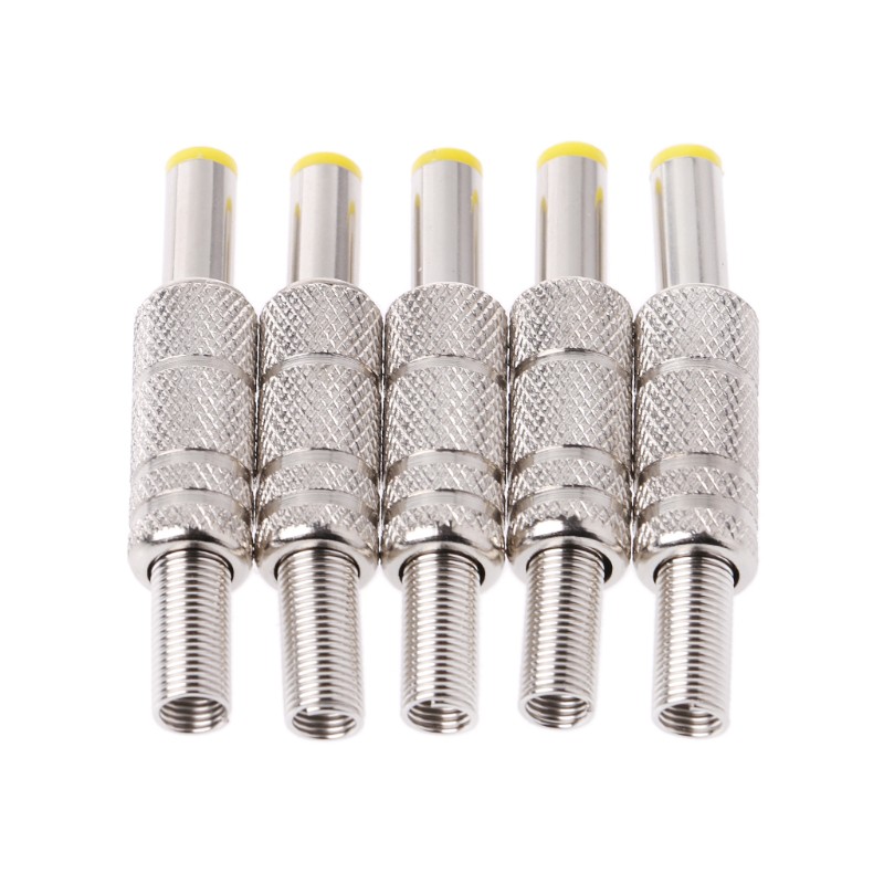 Set 5 đầu cắm nguồn DC 5.5x2.1mm thiết kế chuyên dụng